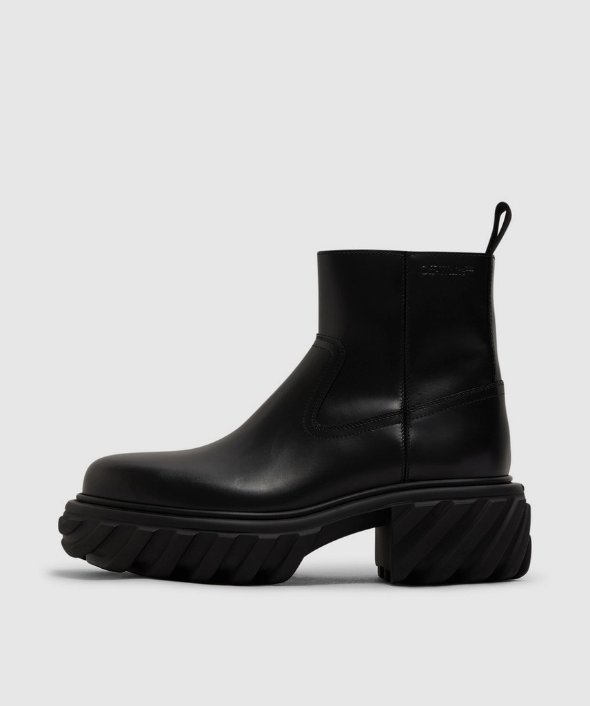 Off White Exploration motor ankle boot